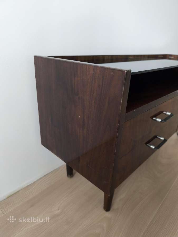 Mid Century Modern medinė konsolė / spintelė - nuotraukos Nr. 3