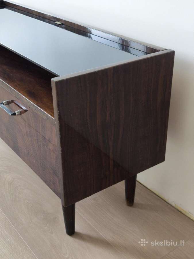 Mid Century Modern medinė konsolė / spintelė - nuotraukos Nr. 4