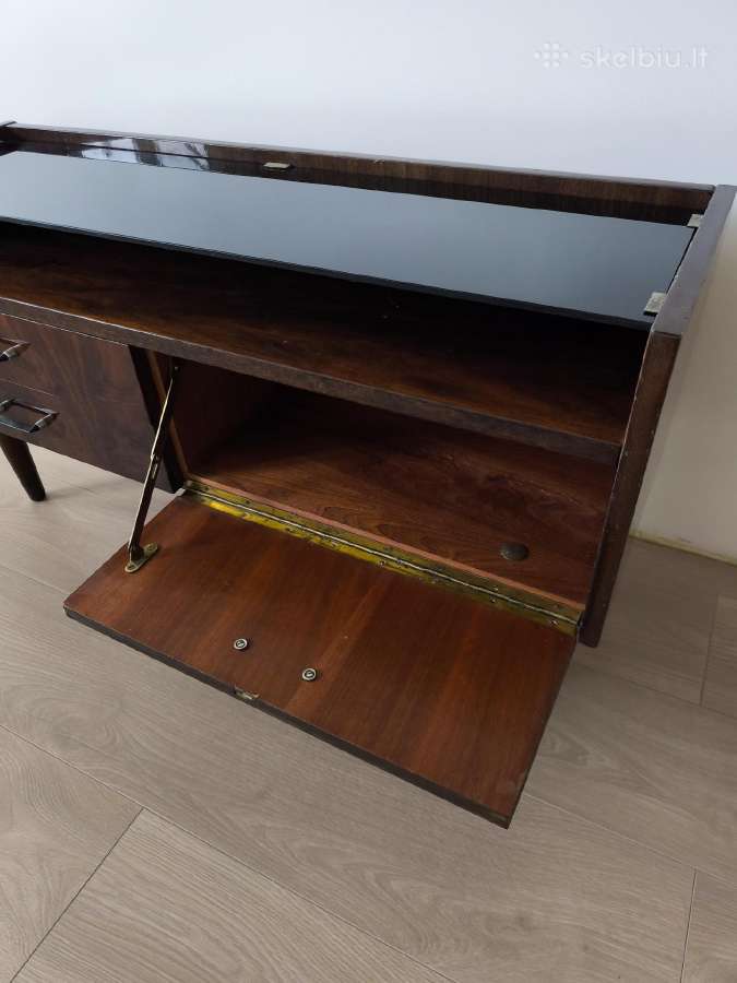 Mid Century Modern medinė konsolė / spintelė - nuotraukos Nr. 5