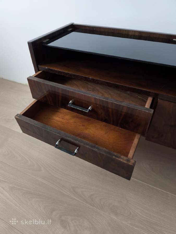 Mid Century Modern medinė konsolė / spintelė - nuotraukos Nr. 6