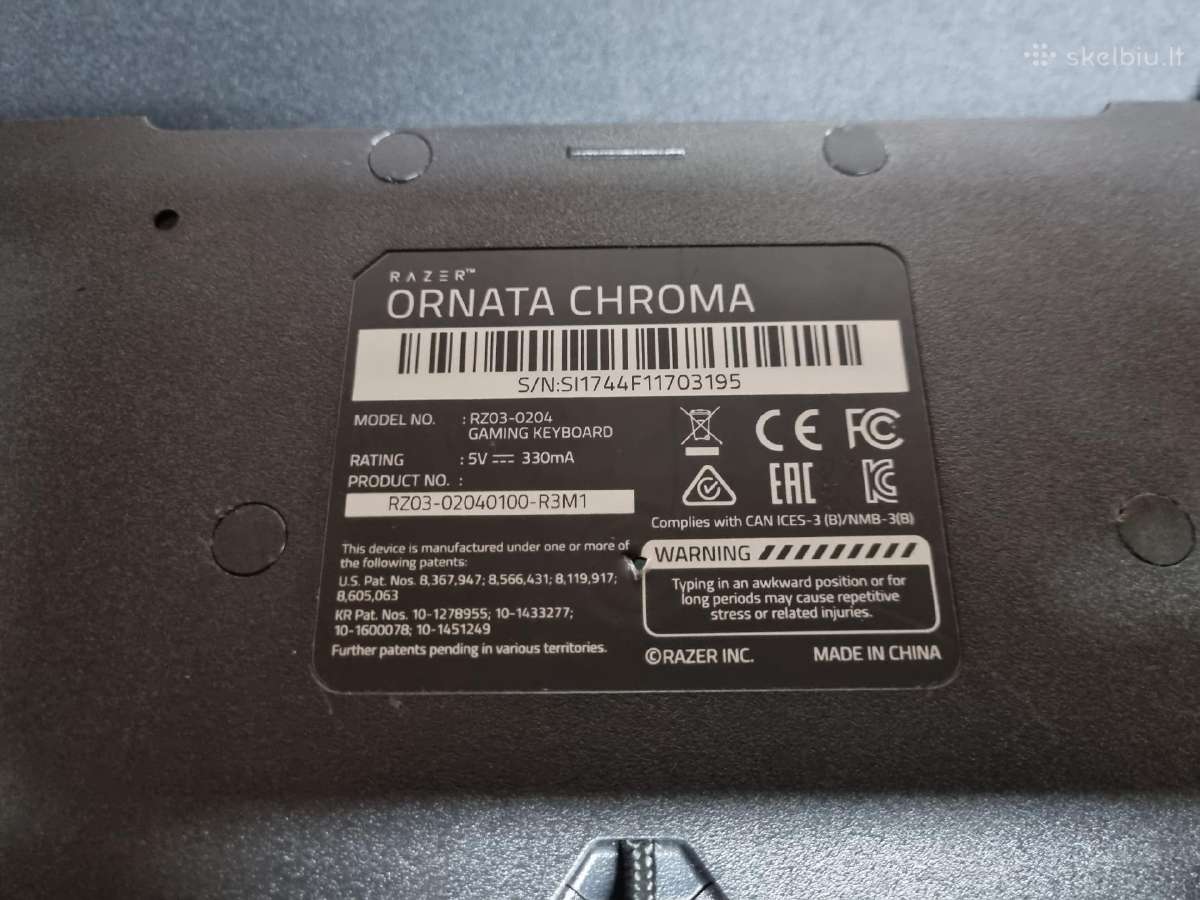 Razer Ornata Chroma/ Deathadder - nuotraukos Nr. 4