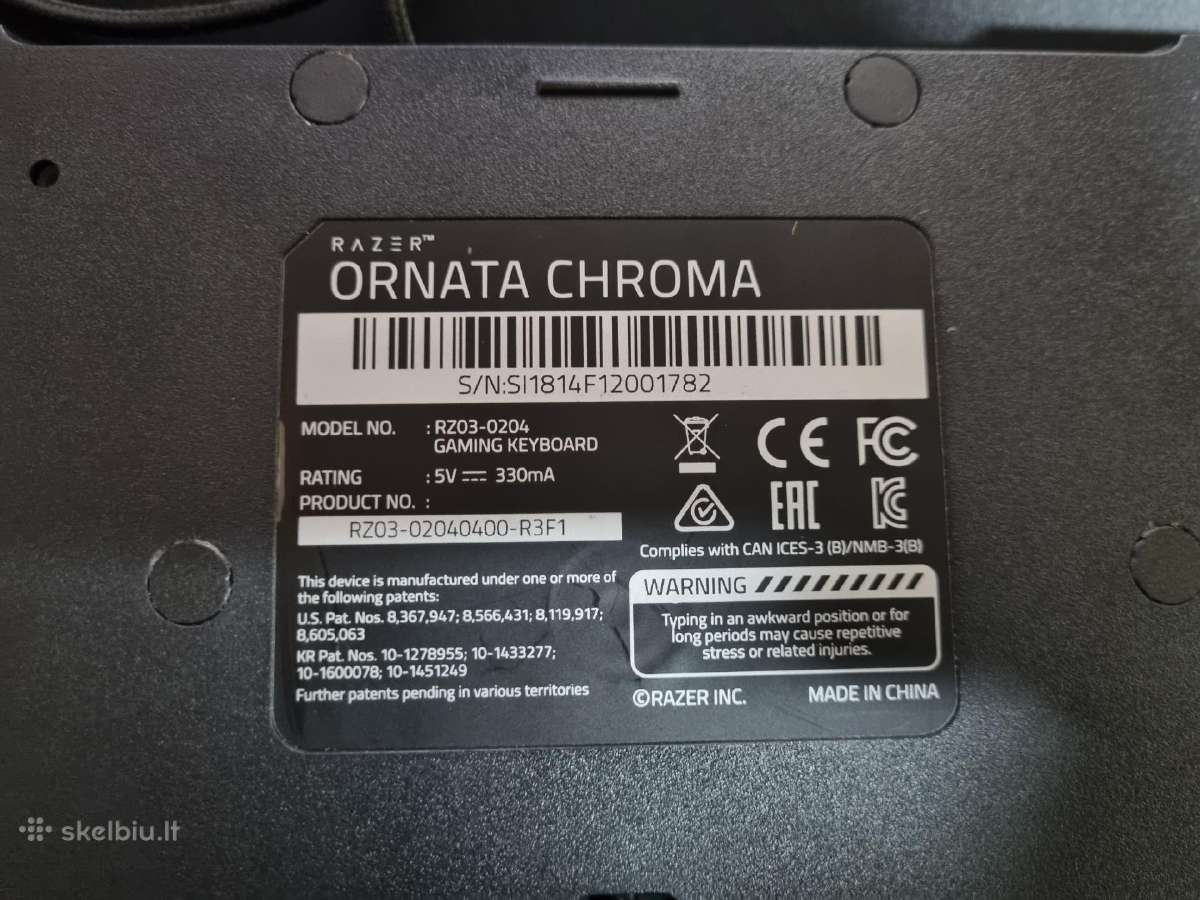 Razer Ornata Chroma/ Deathadder - nuotraukos Nr. 8