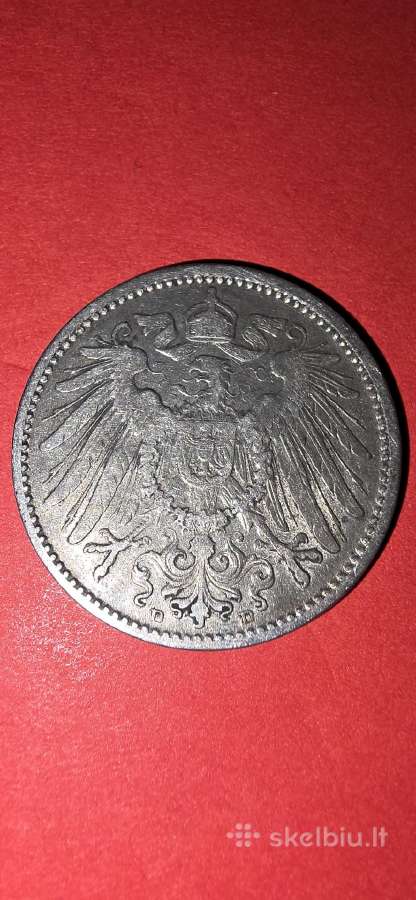 Vokietija 1 markė 1896 A - nuotraukos Nr. 2