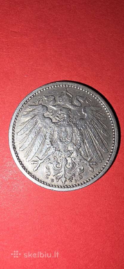Vokietija 1 markė 1901f - nuotraukos Nr. 2