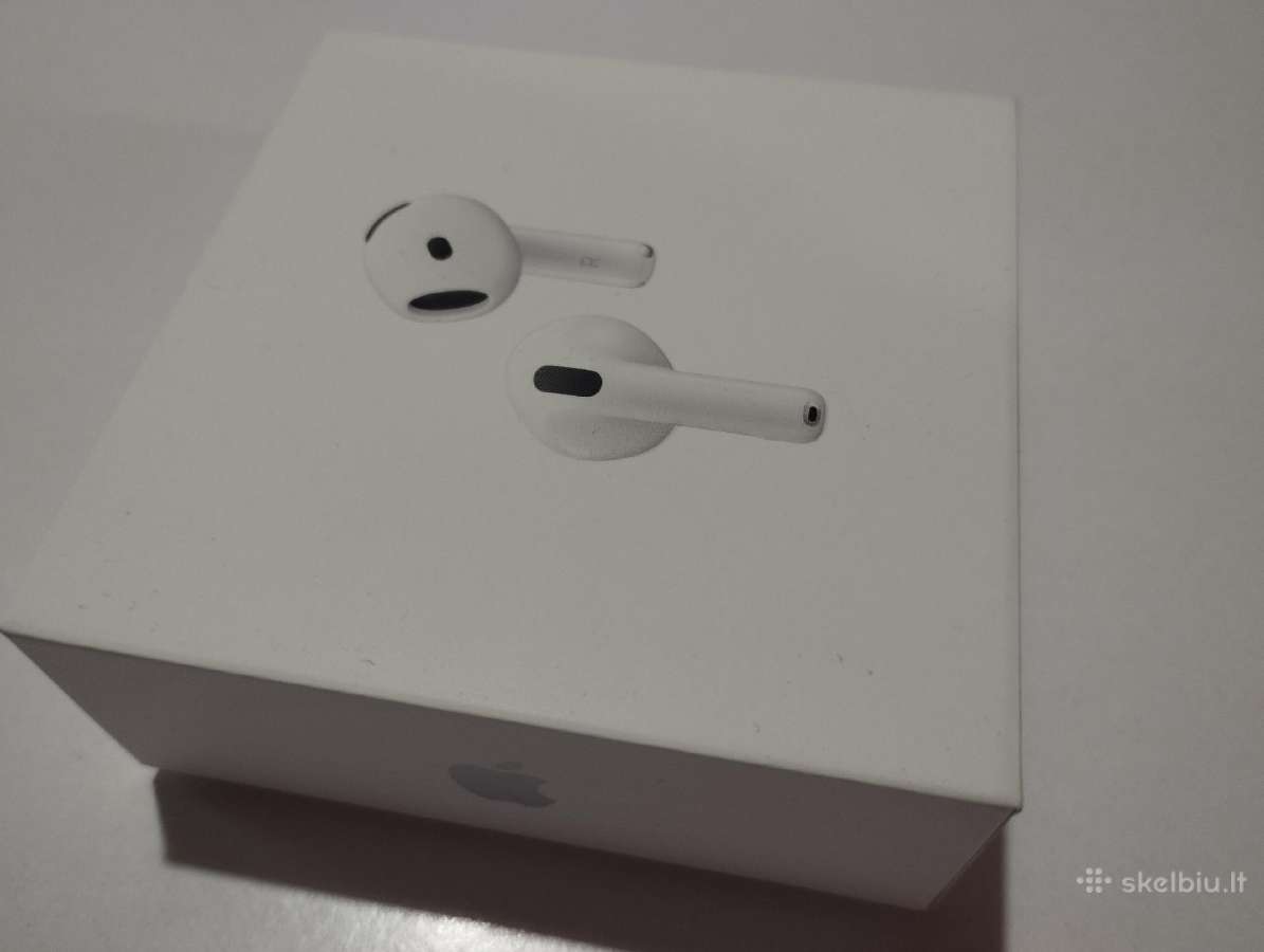 Airpods 4, kaip nauji, su dėžute ir kt. - nuotraukos Nr. 2