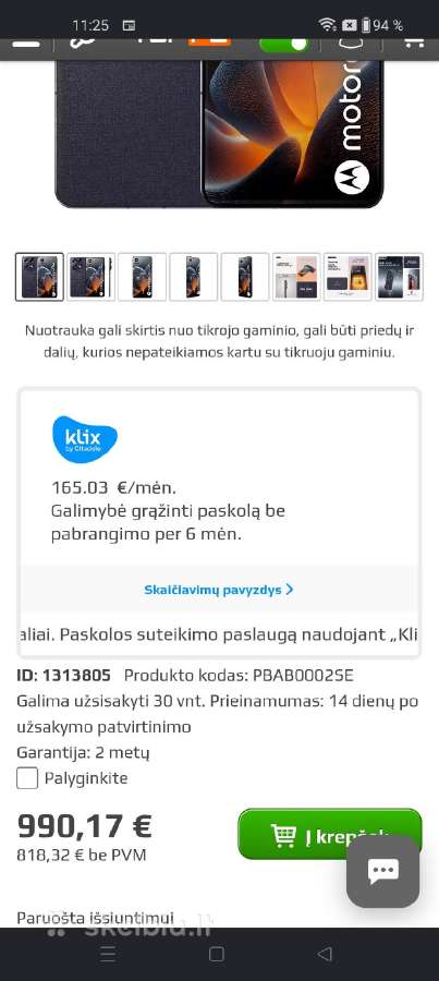 Motorola Signature 16/512 garant-keičiu - nuotraukos Nr. 6