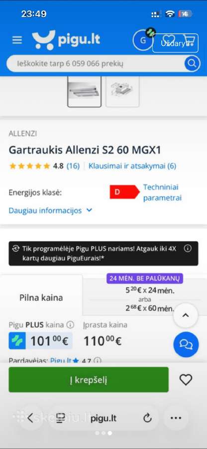 Gartraukis Allenzi - nuotraukos Nr. 3