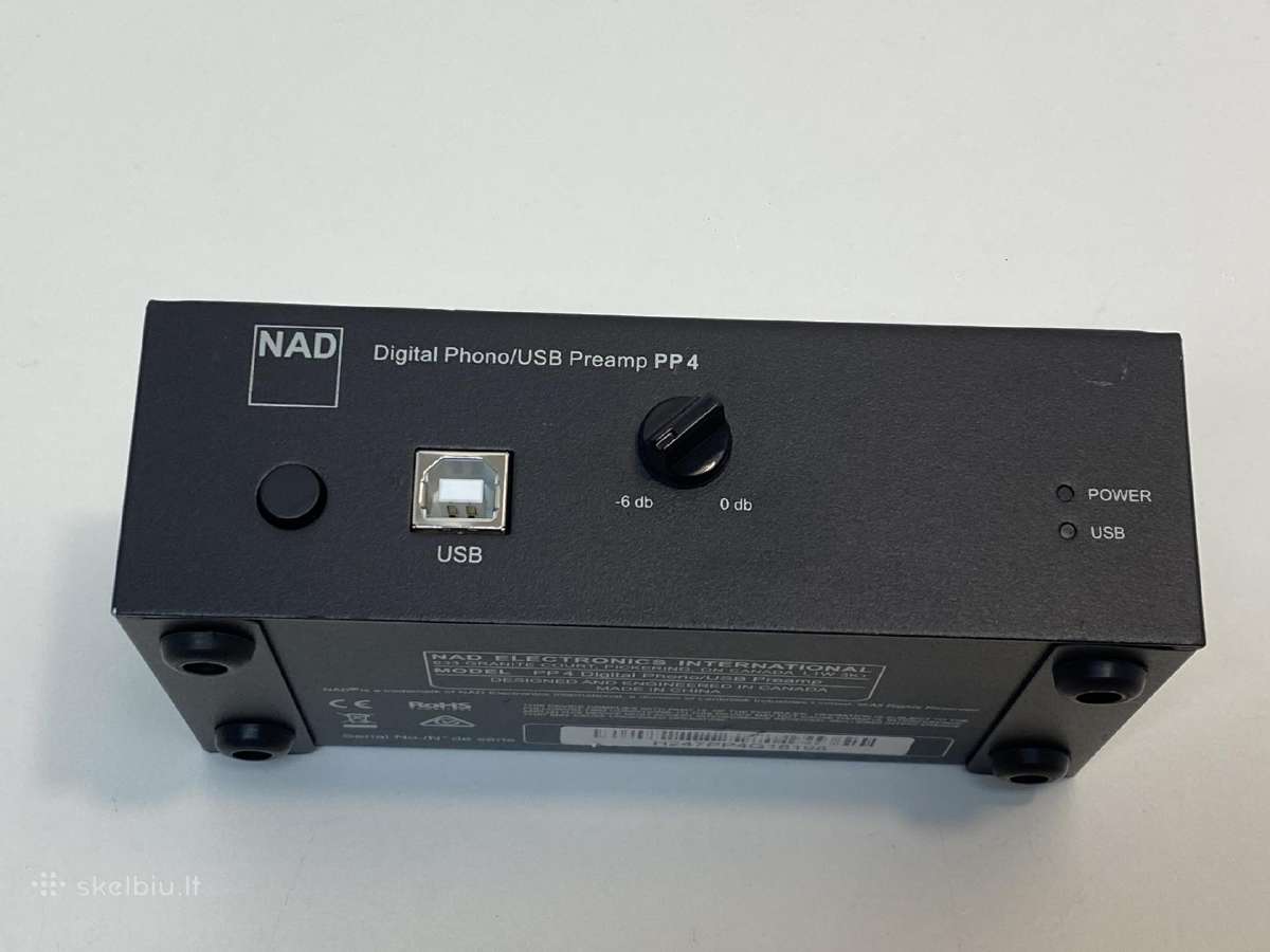 Nad Pp 4 Phono / Usb Preamp fonokorektorius - nuotraukos Nr. 3
