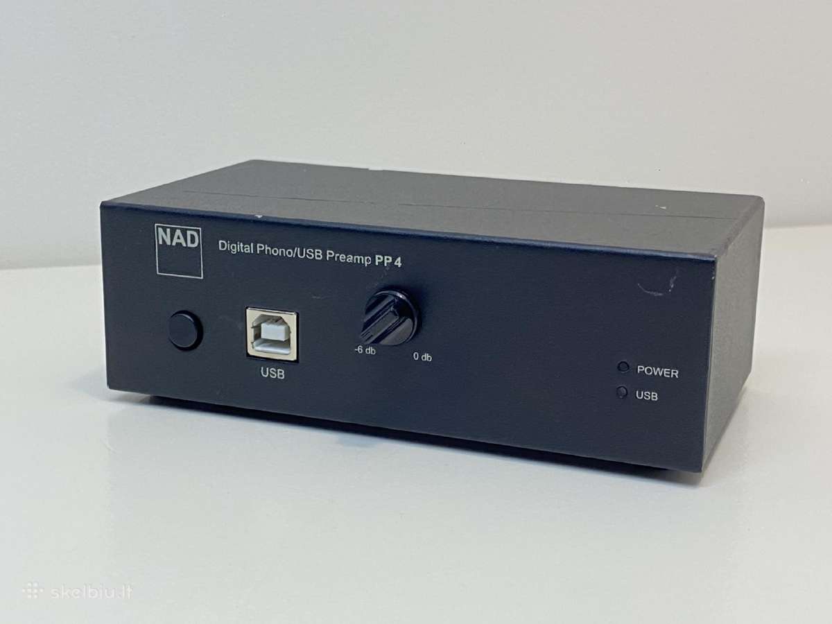 Nad Pp 4 Phono / Usb Preamp fonokorektorius - nuotraukos Nr. 4