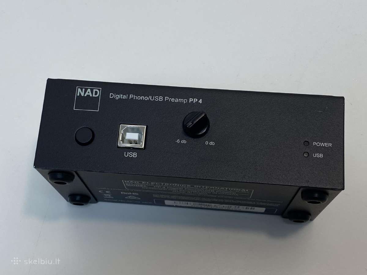 Nad Pp 4 Phono / Usb Preamp fonokorektorius - nuotraukos Nr. 9