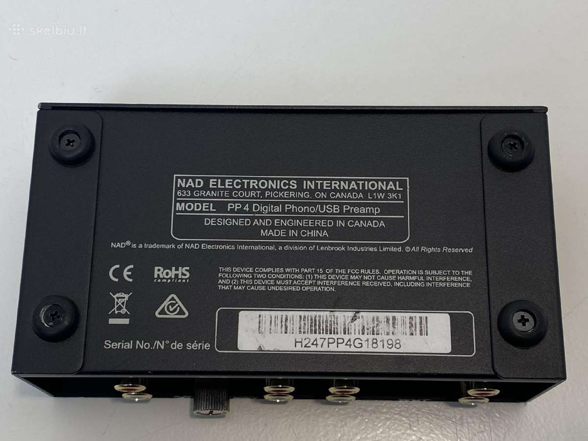 Nad Pp 4 Phono / Usb Preamp fonokorektorius - nuotraukos Nr. 11