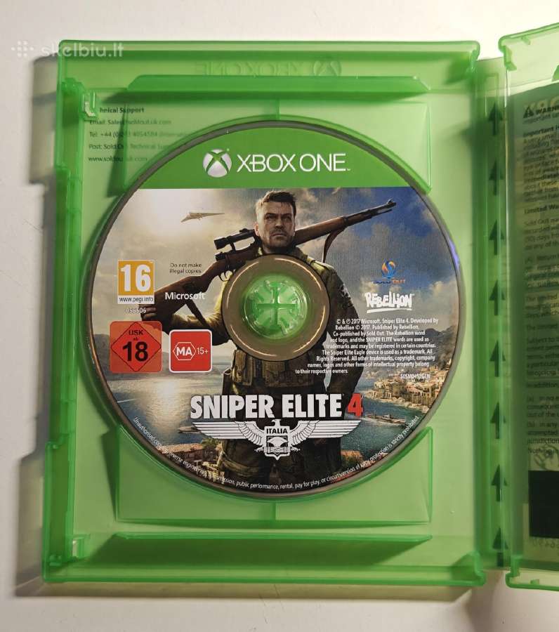 Xbox one - Sniper Elite 4 - nuotraukos Nr. 3