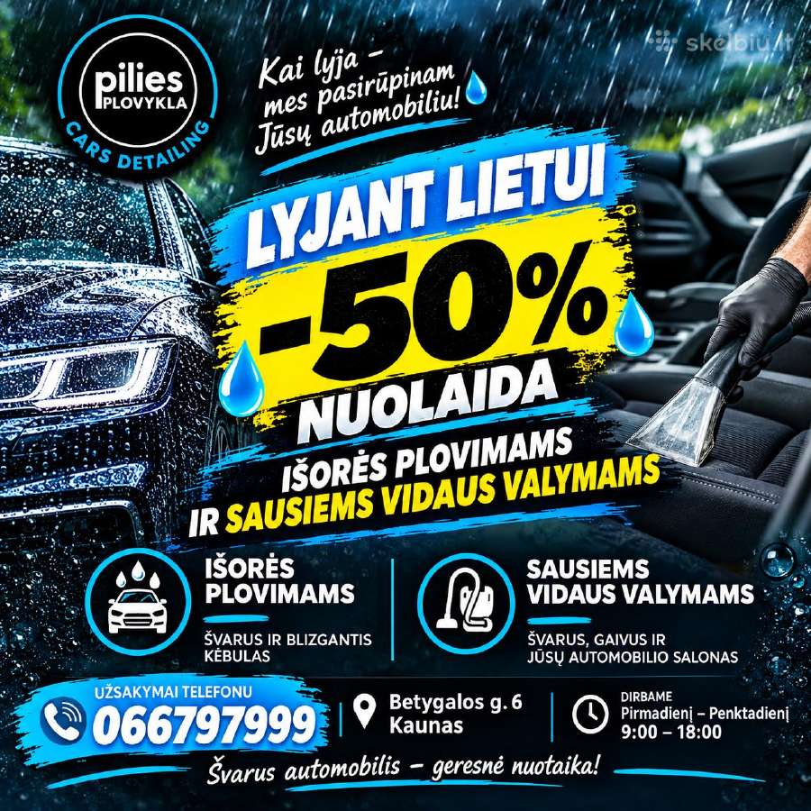 Automobilių Plovimas Ir Profesionalus Valymas - nuotraukos Nr. 8