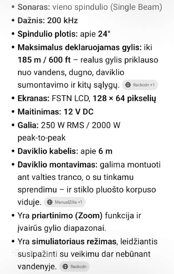 Humminbird 150sx - nuotraukos Nr. 5