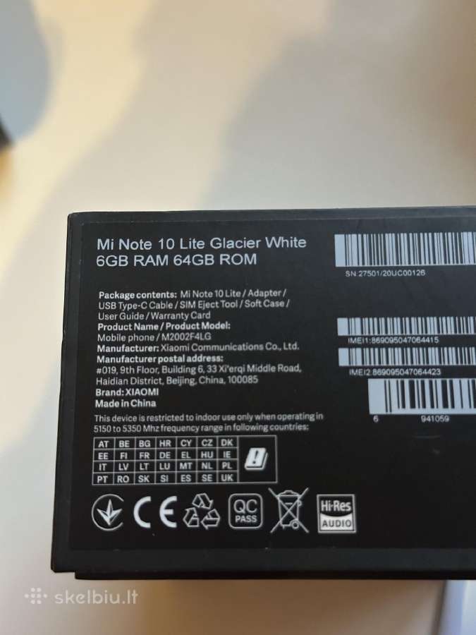 Xiaomi Note 10 Lite telefonas - nuotraukos Nr. 3