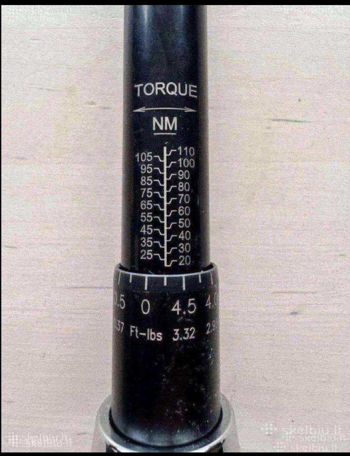 Dinamometrinis ratu raktas 40-210 raktai /terksle - nuotraukos Nr. 4