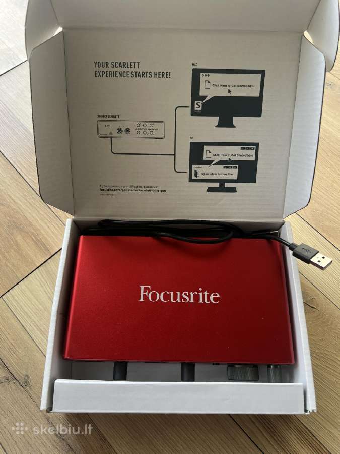 Focusrite scarlett 4i4 3rd gen - nuotraukos Nr. 3