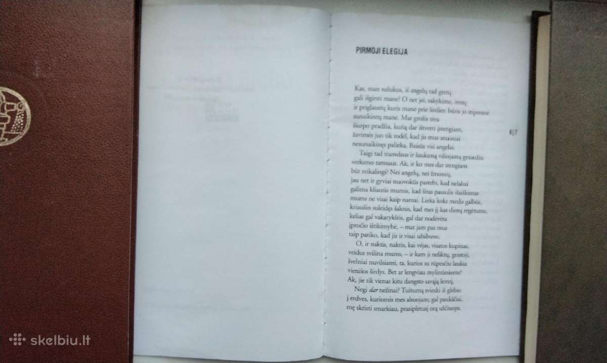Rilke. Duino elegijos. Maltės Lauridso Brigės užra - nuotraukos Nr. 4