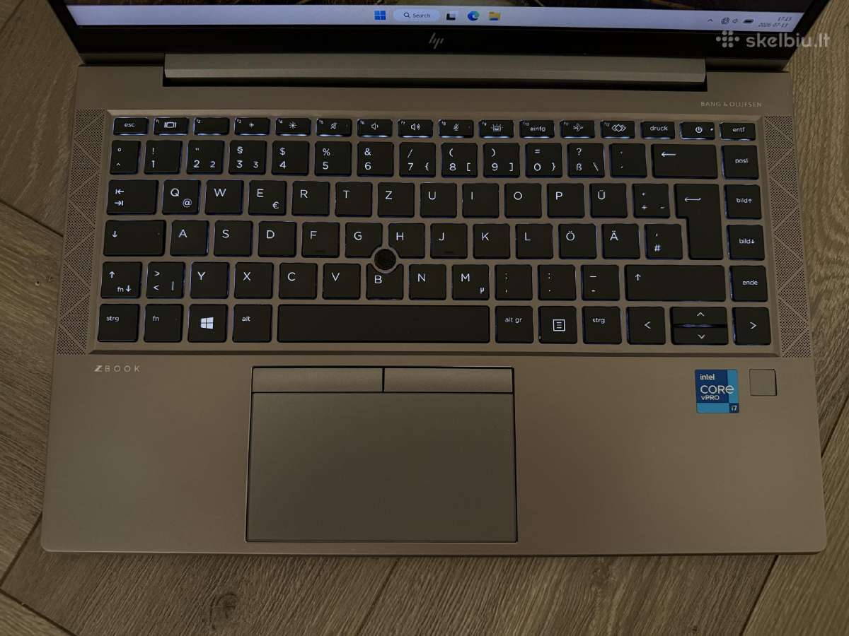 Hp Zbook Firefly 14 G8, i7-1185g7,512gb,32gb Ddr4 - nuotraukos Nr. 2