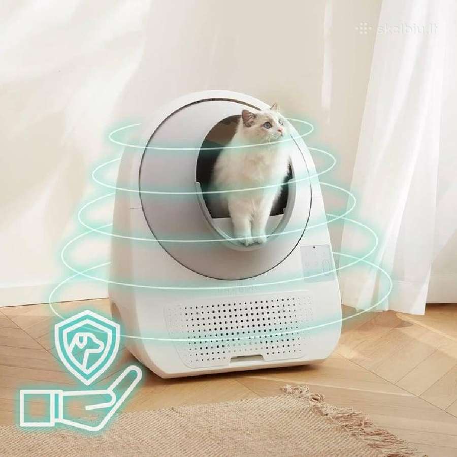 Kaciu tualetas ismanus robotas su sensoriais - nuotraukos Nr. 8