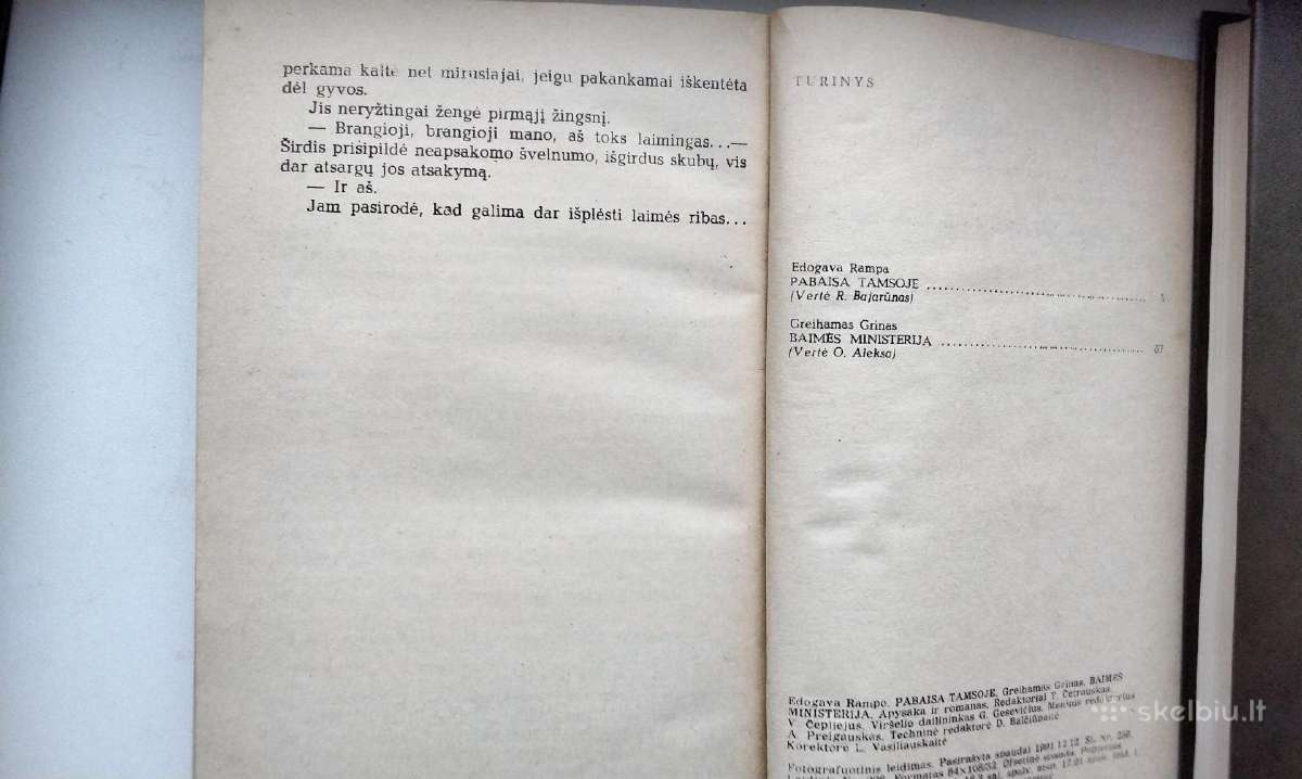 Pabaisa tamsoje. Baimės ministerija. Antikvaro pas - nuotraukos Nr. 11