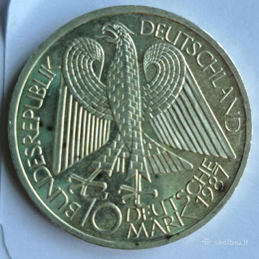 1987 Vokietija 10 markių - nuotraukos Nr. 2