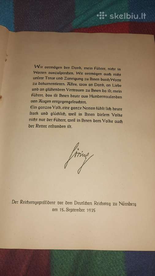 1935m propagandinė knyga Adolf Hitler su daug foto - nuotraukos Nr. 4