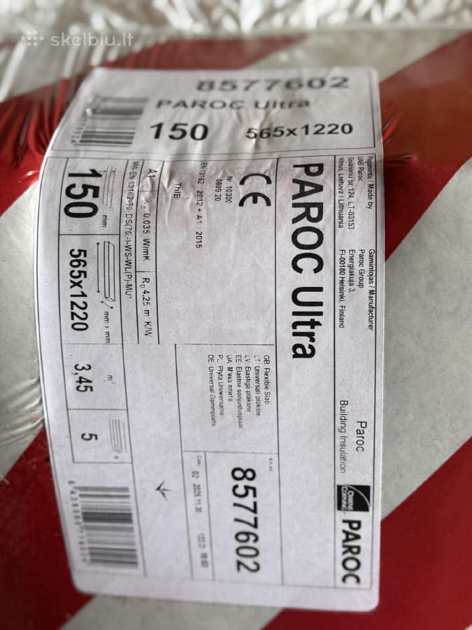 Parduodu Paroc Ultra - nuotraukos Nr. 2