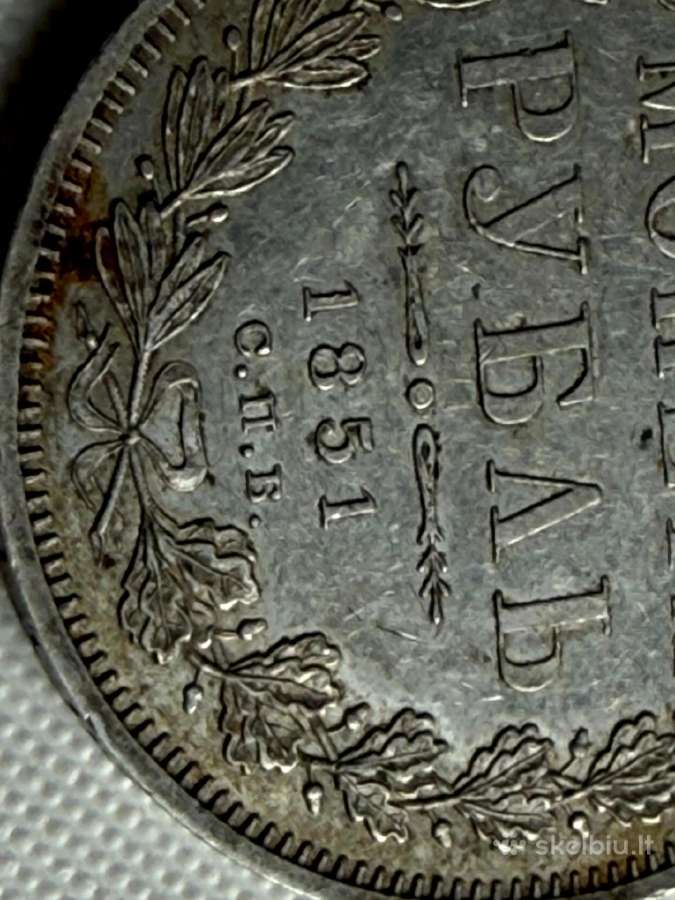 Rublis 1851 - nuotraukos Nr. 5