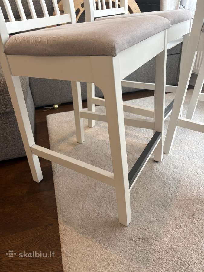 4 vnt. Ikea Ekedalen baro / pusbario kėdės 62 cm - nuotraukos Nr. 8