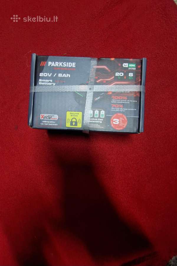 Parkside Performance 20v 8ah akumuliatoriai - nuotraukos Nr. 6