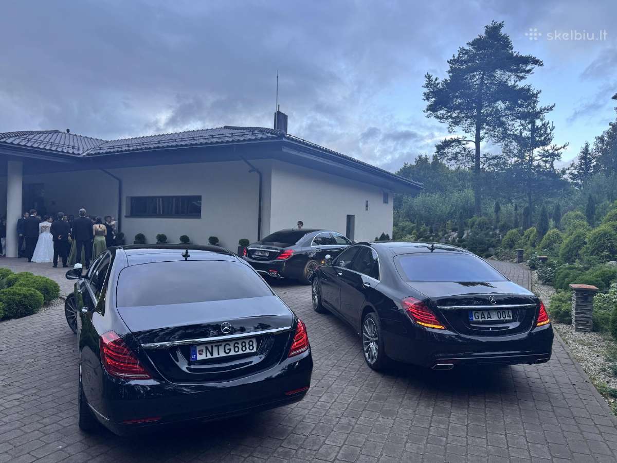 Nuoma su vairuotoju Mercedes s klasės w222 40€ h - nuotraukos Nr. 32