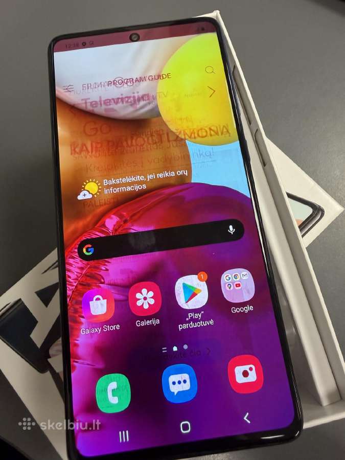 Samsung Galaxy A71 Su priedais, garantija - nuotraukos Nr. 3