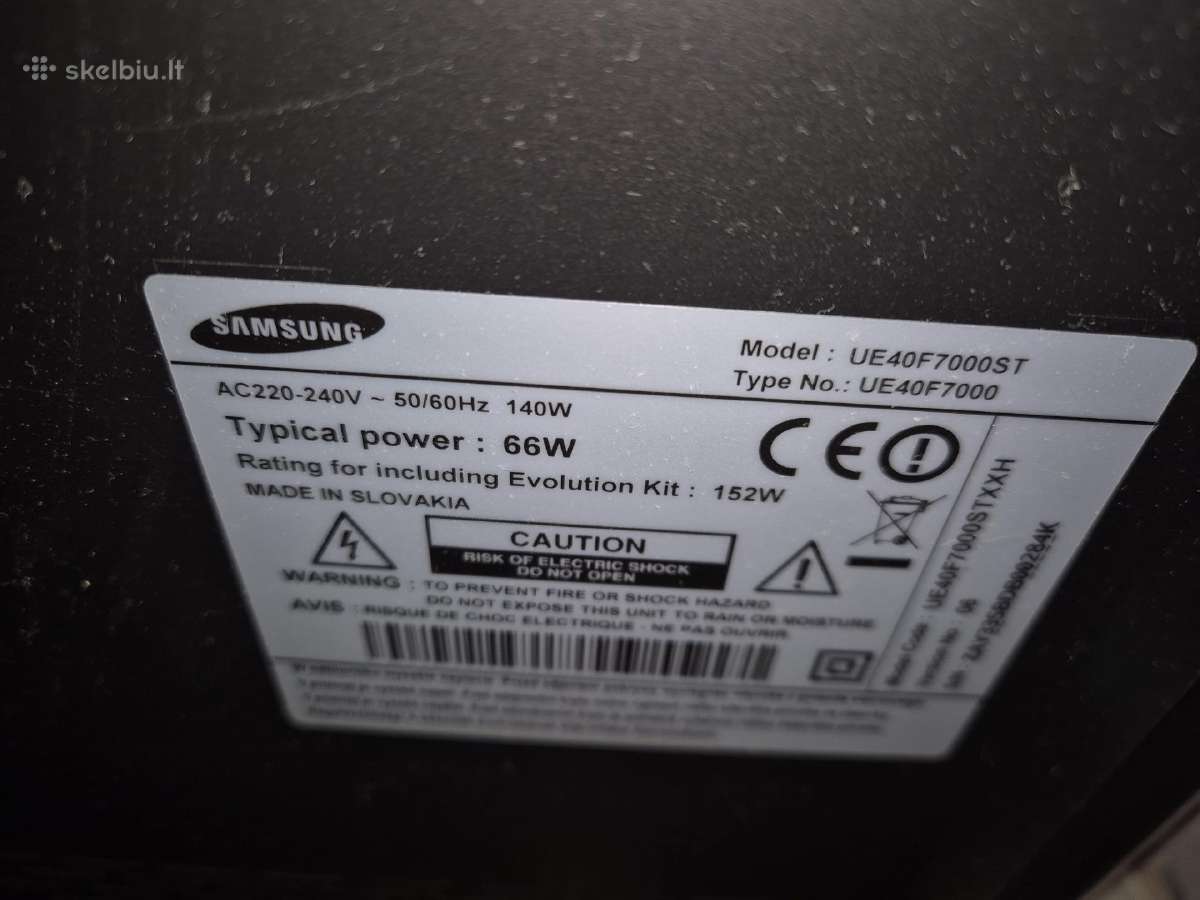 Televizorius Samsung Ue40f7000st, 101,6 cm (40") - nuotraukos Nr. 7