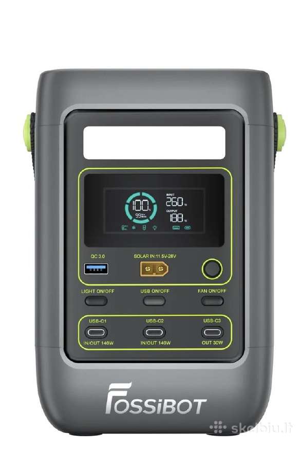Fossibot Fdc300 – 288 Wh - nuotraukos Nr. 3