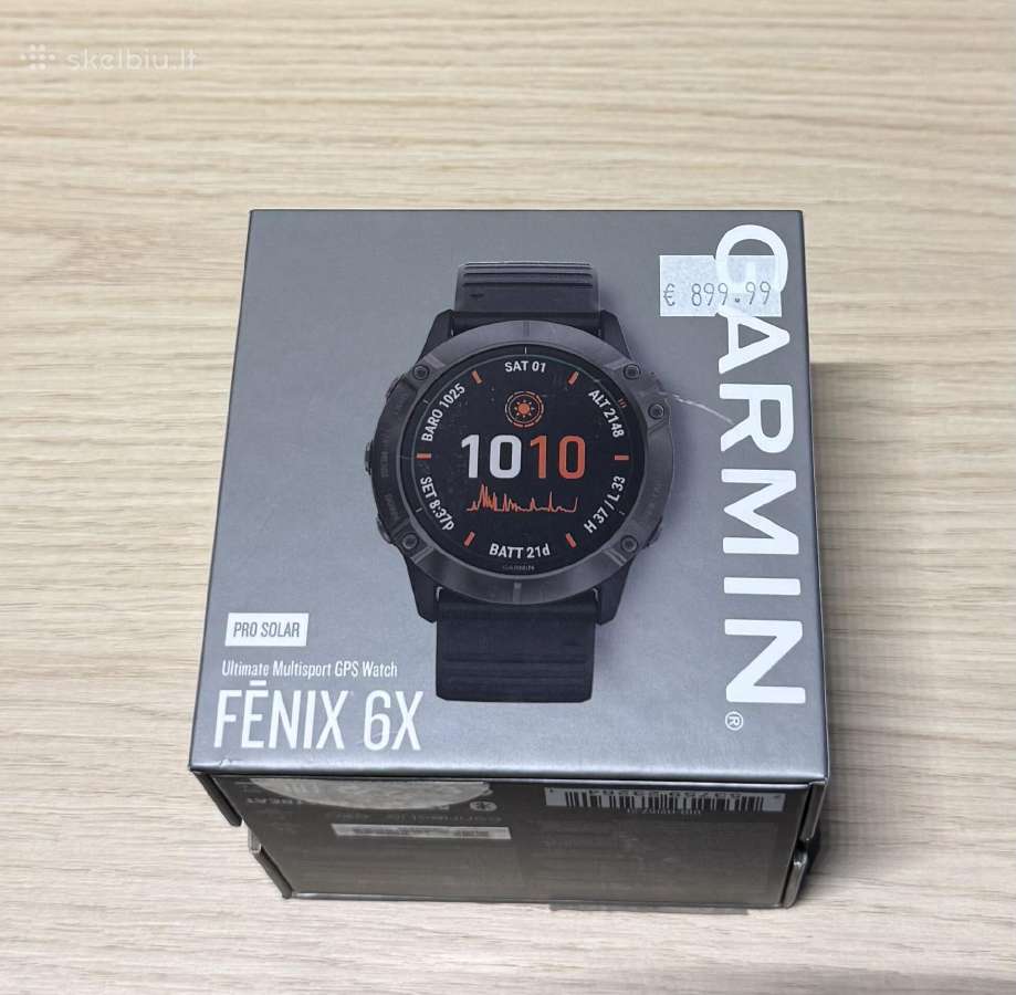 Garmin fenix 6x pro solar - nuotraukos Nr. 4
