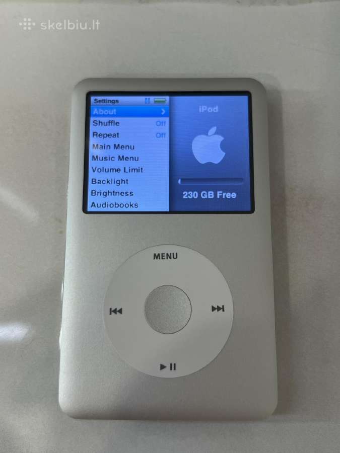 iPod Classic 7th Generation 3000mah + 256 GB - nuotraukos Nr. 6