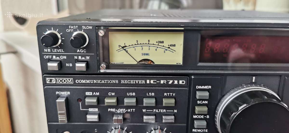 Icom Ic-r71d Am / Ssb Radijo Imtuvas (Donoras) - nuotraukos Nr. 5