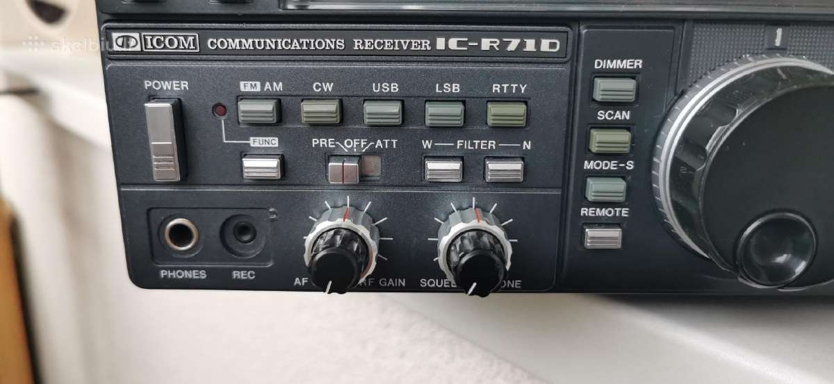 Icom Ic-r71d Am / Ssb Radijo Imtuvas (Donoras) - nuotraukos Nr. 6