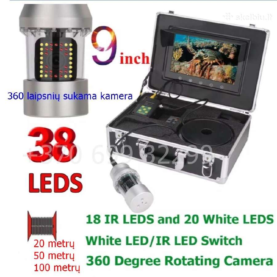 Povandeninė kamera 4 colių 89 € - nuotraukos Nr. 21