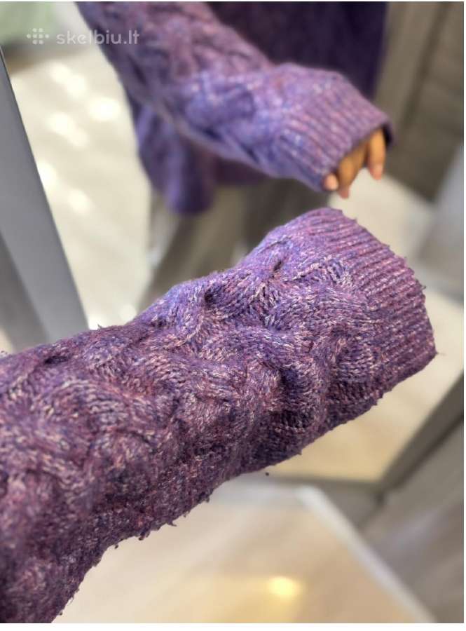 Zara violetinis megztinis - nuotraukos Nr. 2