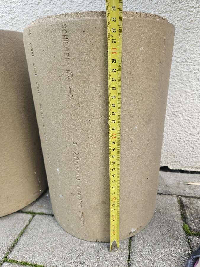 Schiedel šamotinis kamino indėklo likutis, 2 vnt. - nuotraukos Nr. 2