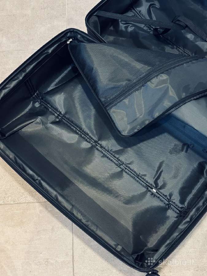 Tamsiai pilkos spalvos L dydžio lagaminas - nuotraukos Nr. 9
