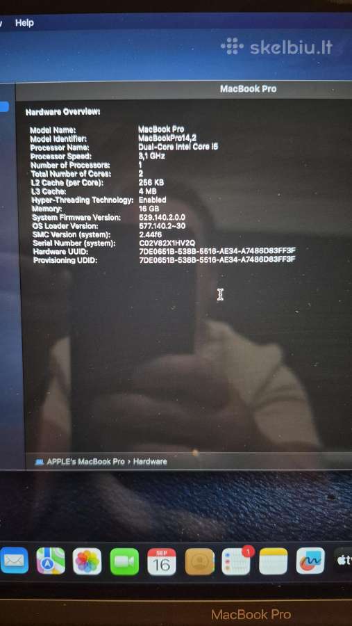 MacBook Pro 13 inch - nuotraukos Nr. 4