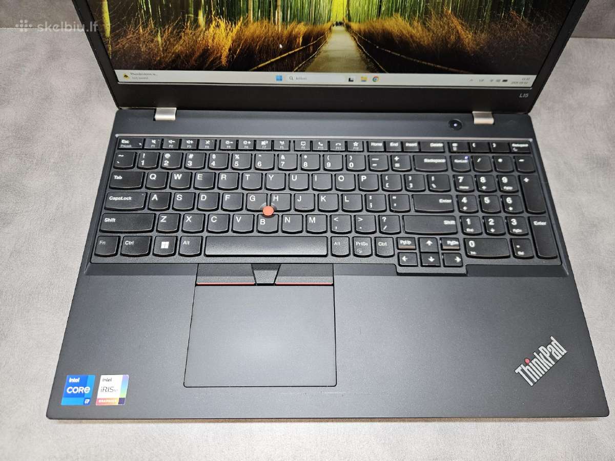 Lenovo Thinkpad/i7-1165g7/16ram/256ssd/15.6" Fhd - nuotraukos Nr. 3