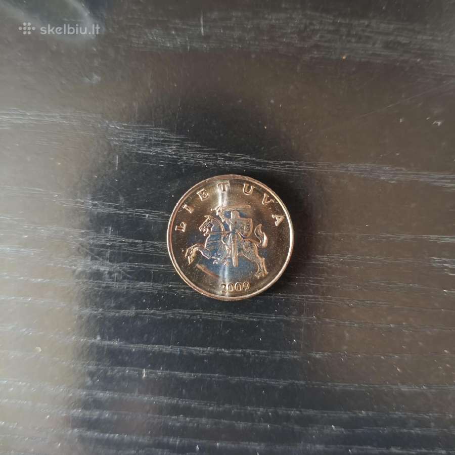 1 Litas 2009, Unc, Kaina 1.49 Eur Vnt. - nuotraukos Nr. 2