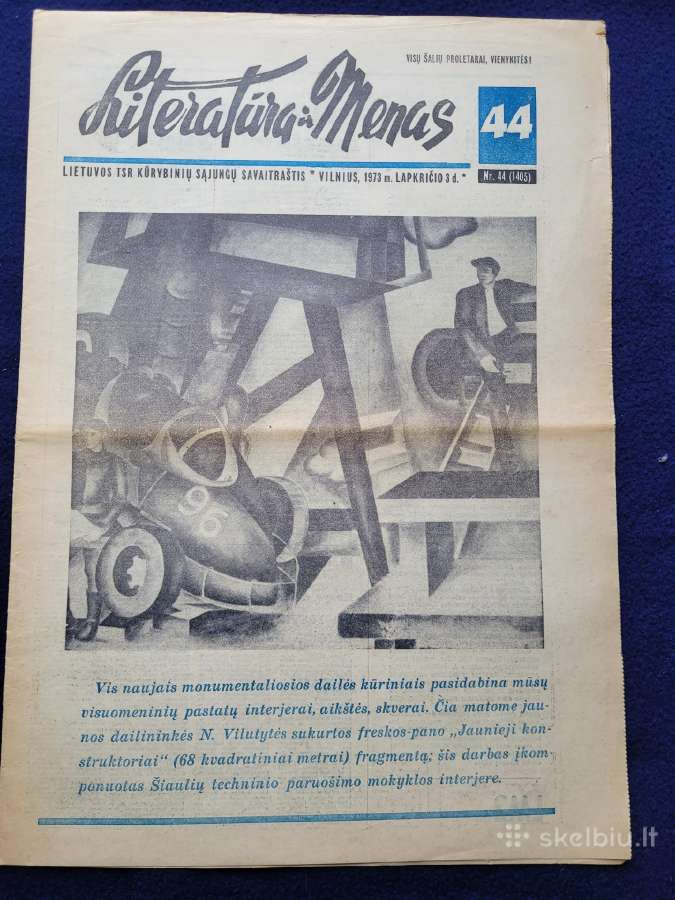 Literaūra ir menas, 1973-86m. 14 num - nuotraukos Nr. 3