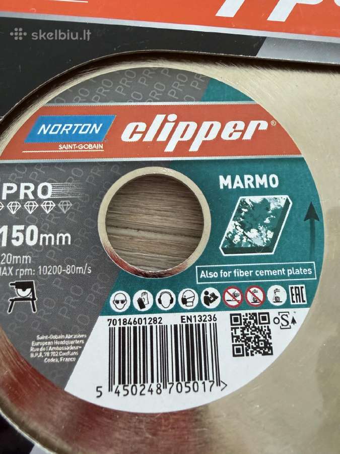 Deimantinis diskas Norton Clipper Pro Marmo 150 mm - nuotraukos Nr. 3
