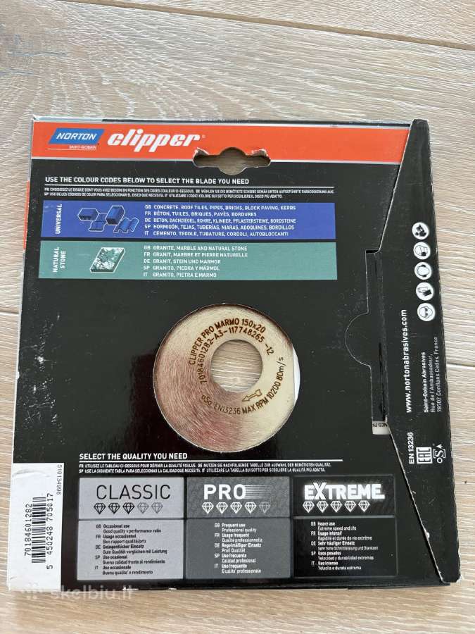 Deimantinis diskas Norton Clipper Pro Marmo 150 mm - nuotraukos Nr. 6