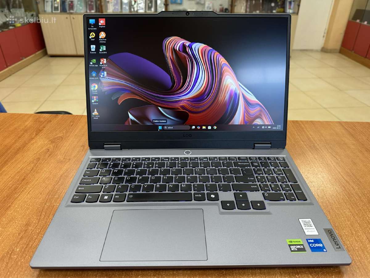 Lenovo Loq 15iax9 I5/rtx 4060/1tb/24gb Naudotas - nuotraukos Nr. 2